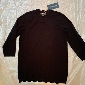 Black Sweater XS NEW w/Tags